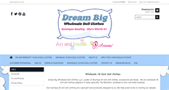 Desktop Screenshot of dreambigwholesaledoll.com